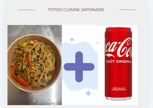 Image de 2️⃣ Formule midi – Nouilles sautées japonaises + Boisson