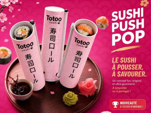 Image de Push rolls Tempura